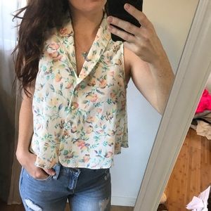 VINTAGE Victoria’s Secret Floral Top